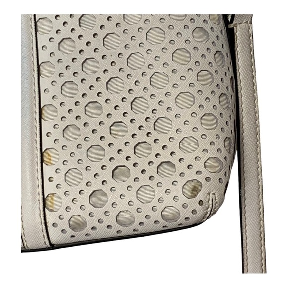 Kate Spade Newbury Lane Caning White Bag - Picture 15 of 16